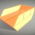 Lowpoly Rubbish Container