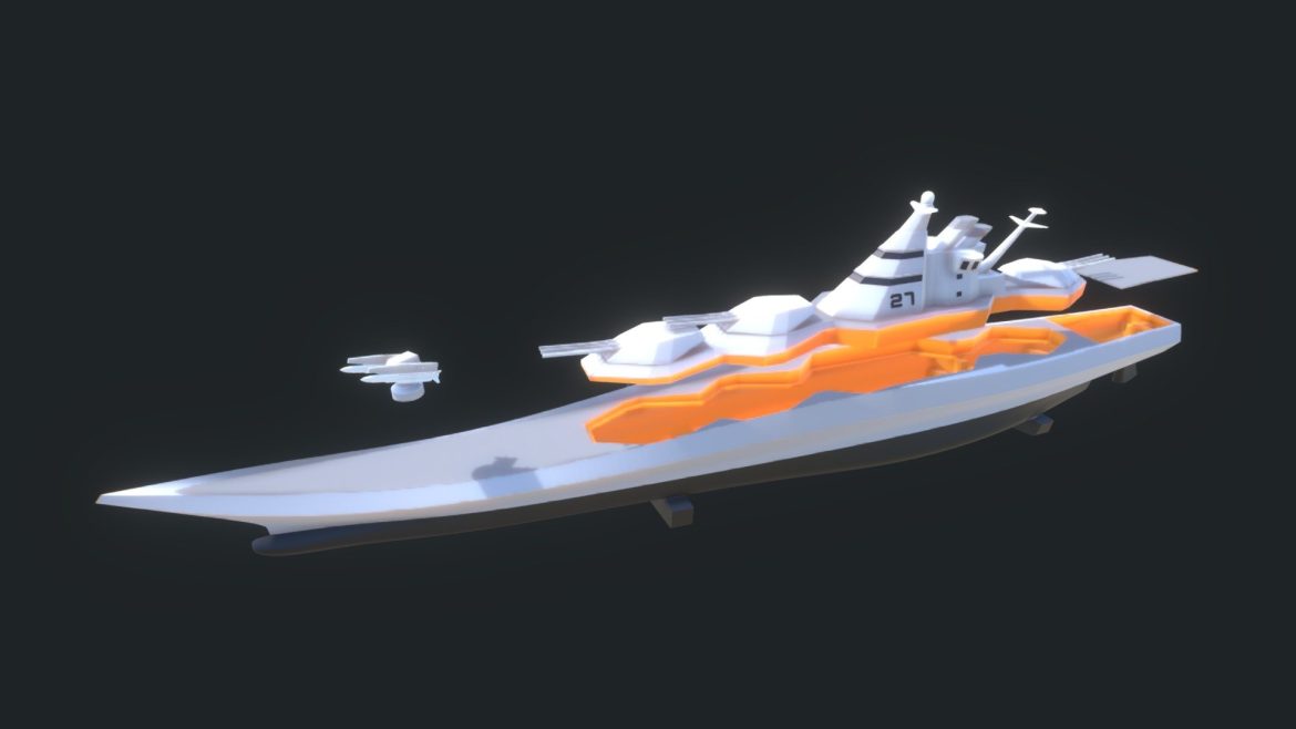 modern battleship for radio control 3d printing.thumb