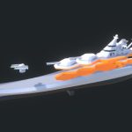 Modern Battleship for Radio Control 3D Printing