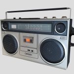 Retro Boom Box Ghetto Blaster