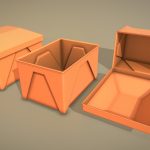 Road Grit Container (Low-Poly)