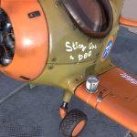 Stylized lowpoly airplane