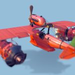 The Seapig Dieselpunk Monoplane