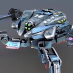 РОБОТ С ПУШКАМИ для скетчфаба