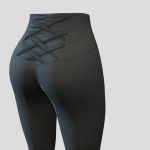 Back Laces Decorated Sexy Yoga Pants Leggings