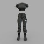 Black Cargo Outfit