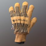 Carhartt Men’s Suede Work Glove with Knit Cuff