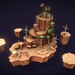 Cosmo Canyon – FFVII (Day-Night Cycle)