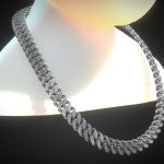 Diamond Link Chain (Modeled Diamonds)