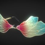 Dragonfly Rimless Sunglasses