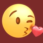 face blowing a kiss emoji lowpoly.thumb