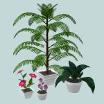 Flowers & Shrubs LowPoly