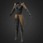 Full Sci- Fi Concept Combat Outfit