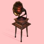 Gramophone – 3D Prop