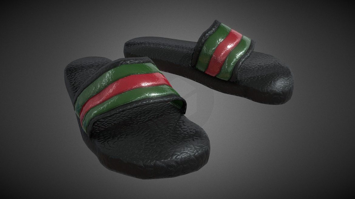 green and red designer sandals.thumb