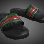 Green and Red Designer Sandals