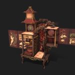 Japan lacquered furniture gift