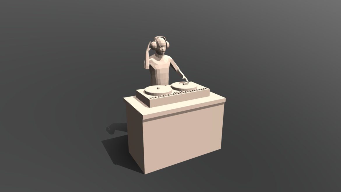 low poly dj kid.thumb