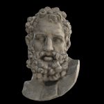 Marble head of Herakles