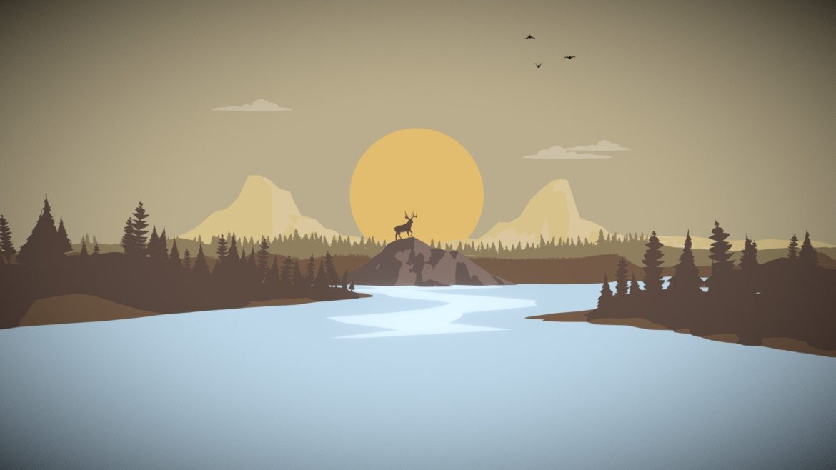 minimalist style deer.thumb