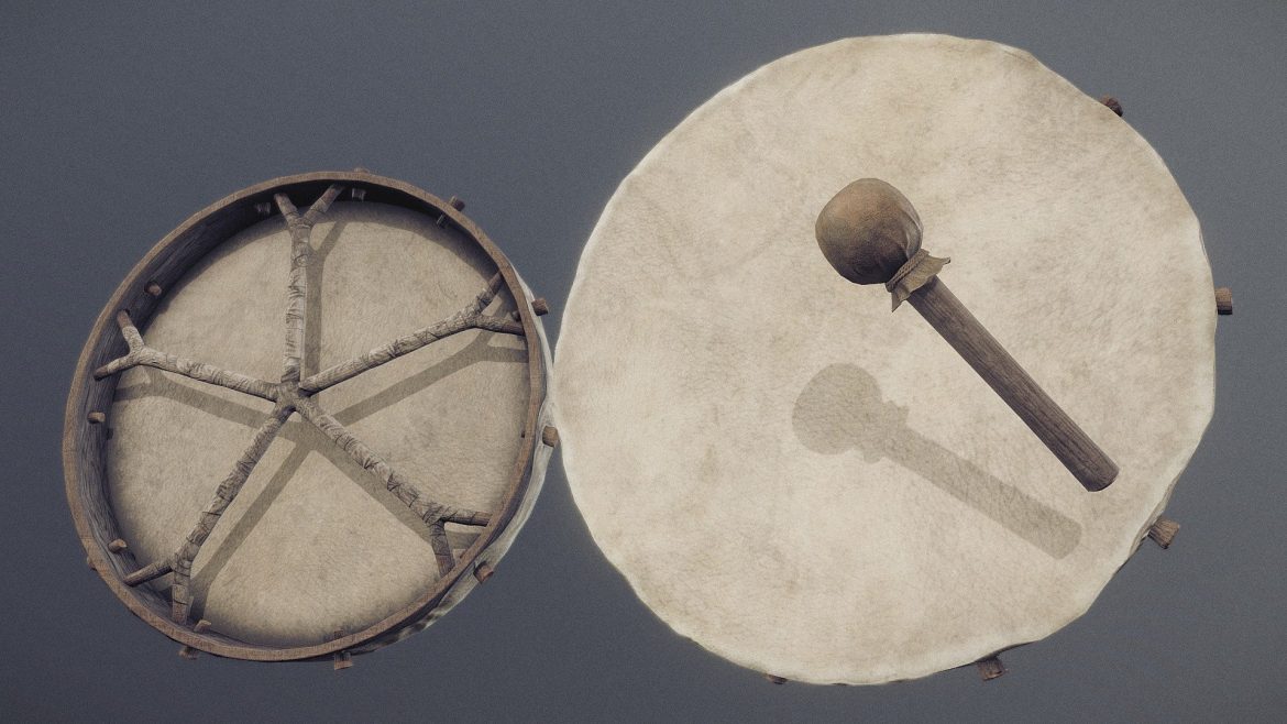 nordic shaman drum pbr.thumb
