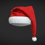 Santa Claus Hat – low poly