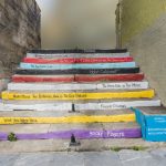 Song colored stairs scan