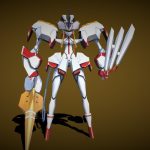 DARLING in the FRANXX Strelizia Low Poly