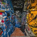 Graffiti bar entrance photogrammetry scan