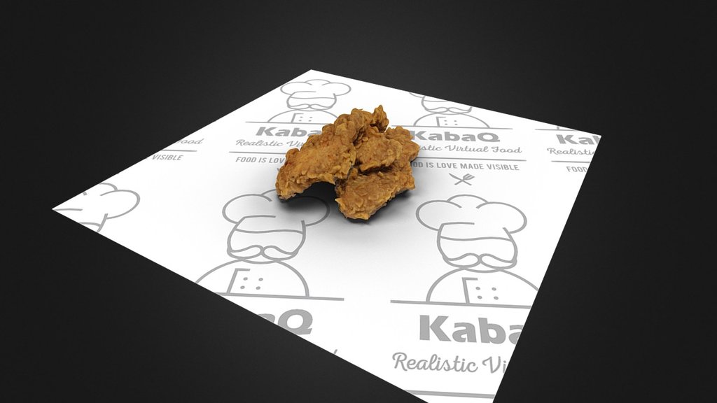 kfc chicken tender 3d model.thumb