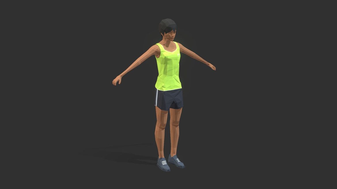 low poly woman exercise rig.thumb