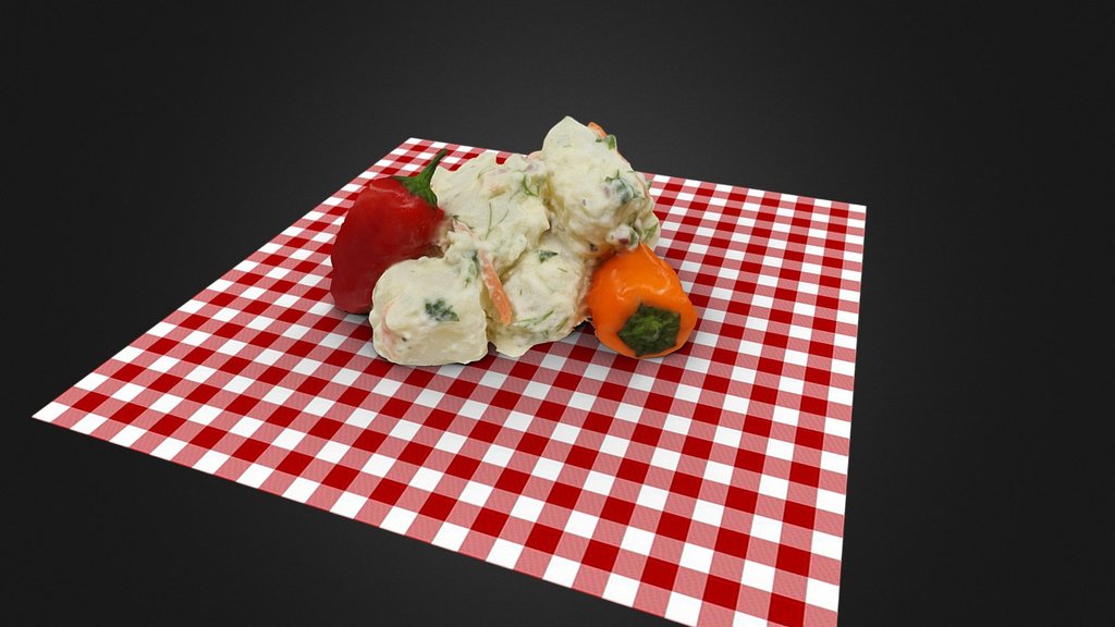 mashed potato salad 3d model.thumb 2