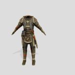 Medieval Human Ranger Warior Explorer Outfit