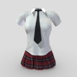 mini skirt female school uniform.thumb