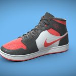 Nike Air Shoe Model (PBR 4K Lowpoly model)
