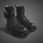 Prada Combat Boots