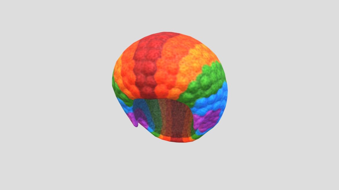 rainbow afro hair.thumb 1