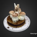 Waffle Ice Cream Cake