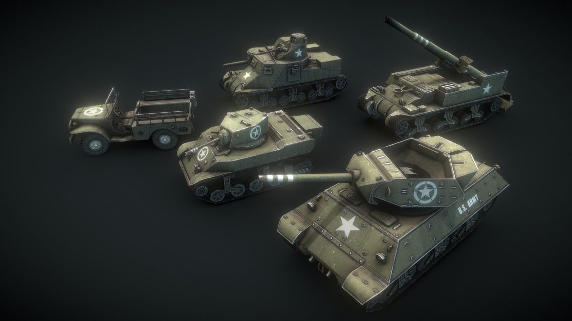 ww2 usa low poly tanks 3.thumb 1