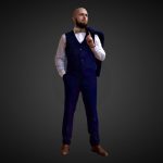 3D Scan Man Night Suit 012