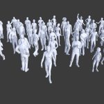 50 Low Poly People Collection Pack 2