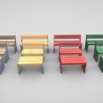 All Type 8 Park Benches