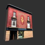 Apartment House #140 Low poly 3d Model