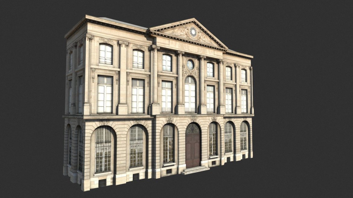 apartment house 74 low poly 3d model.thumb