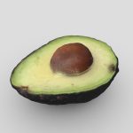 Avocado 3D scan