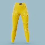 Bags And Zippers Vinyl Trousers