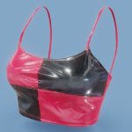 Big Checkers Shiny Top