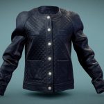 black padded leather jacket.thumb
