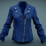 Blue Fabric Jacket