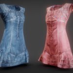 Bows And Stars Jeans Dress